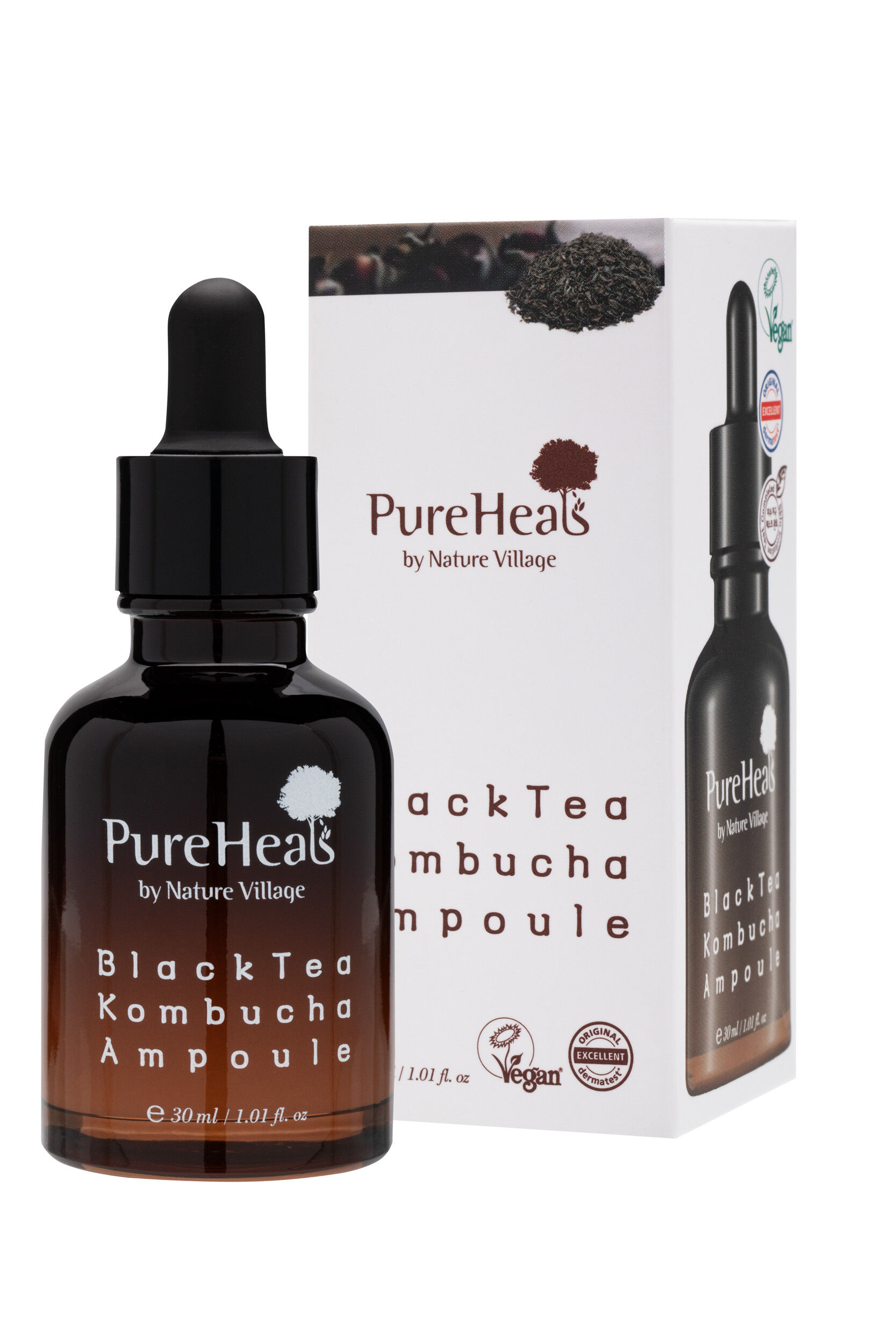 Pureheals fekete tea kombucha