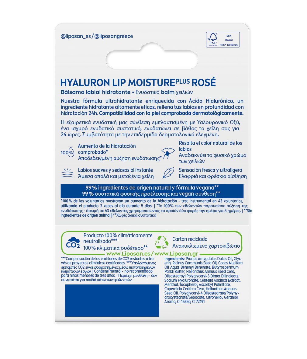 Hyaluron Plus Rosé balzam za usne Balzami za usne, hidratantne kreme i njega