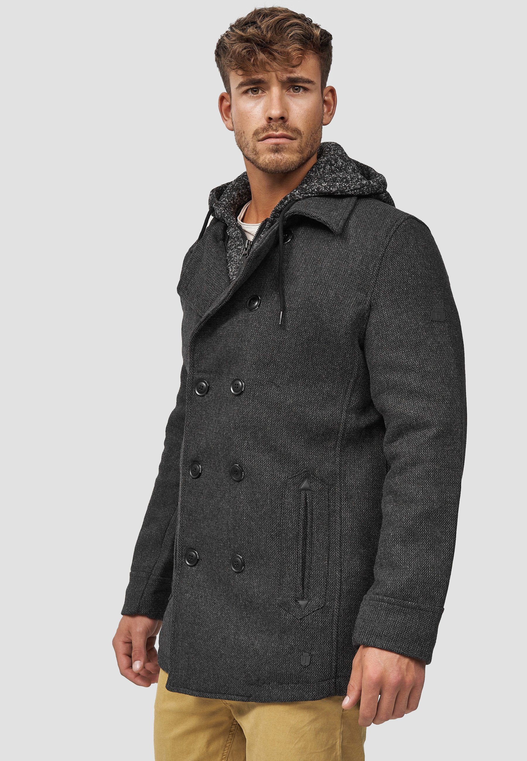 Casaco curto INDICODE JEANS - preto mesclado