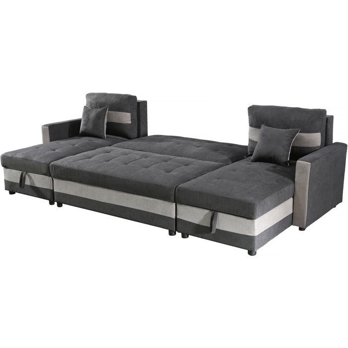Sofá panorámico convertible de 5 plazas 