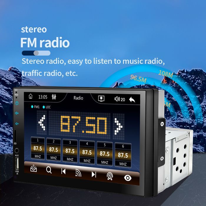 Autorradio Bluetooth UVERBON 7