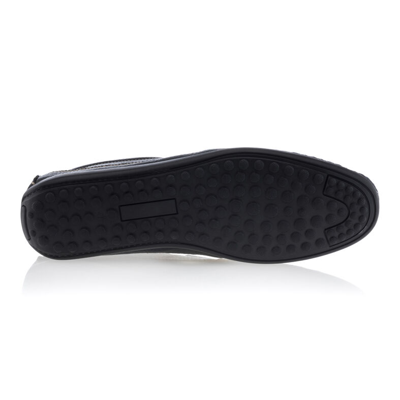 Blå loafers/båtsko for menn