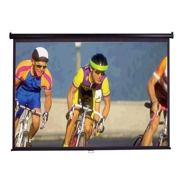 Elite Manual Series M100UWH Projection Screen - 100 in (254 cm) - 16:9 - Matte White