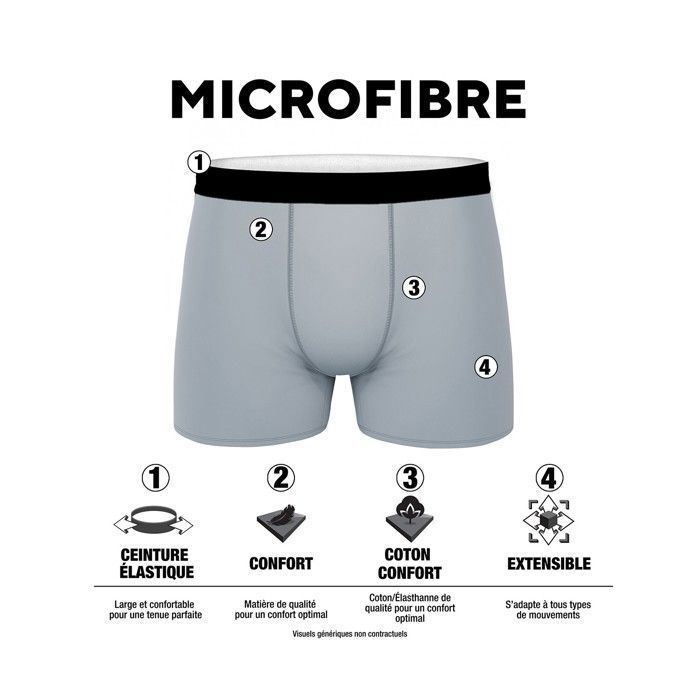 KTM Herren-Boxershorts, Herrenunterwäsche - Schwarz (4er-Pack)