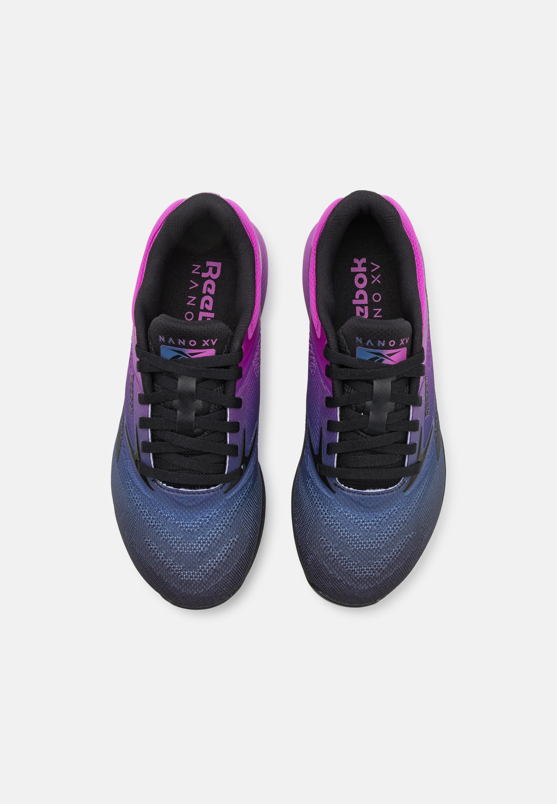 Reebok NANO X5 - Scarpe da allenamento - nero/viola crepuscolo/viola rave