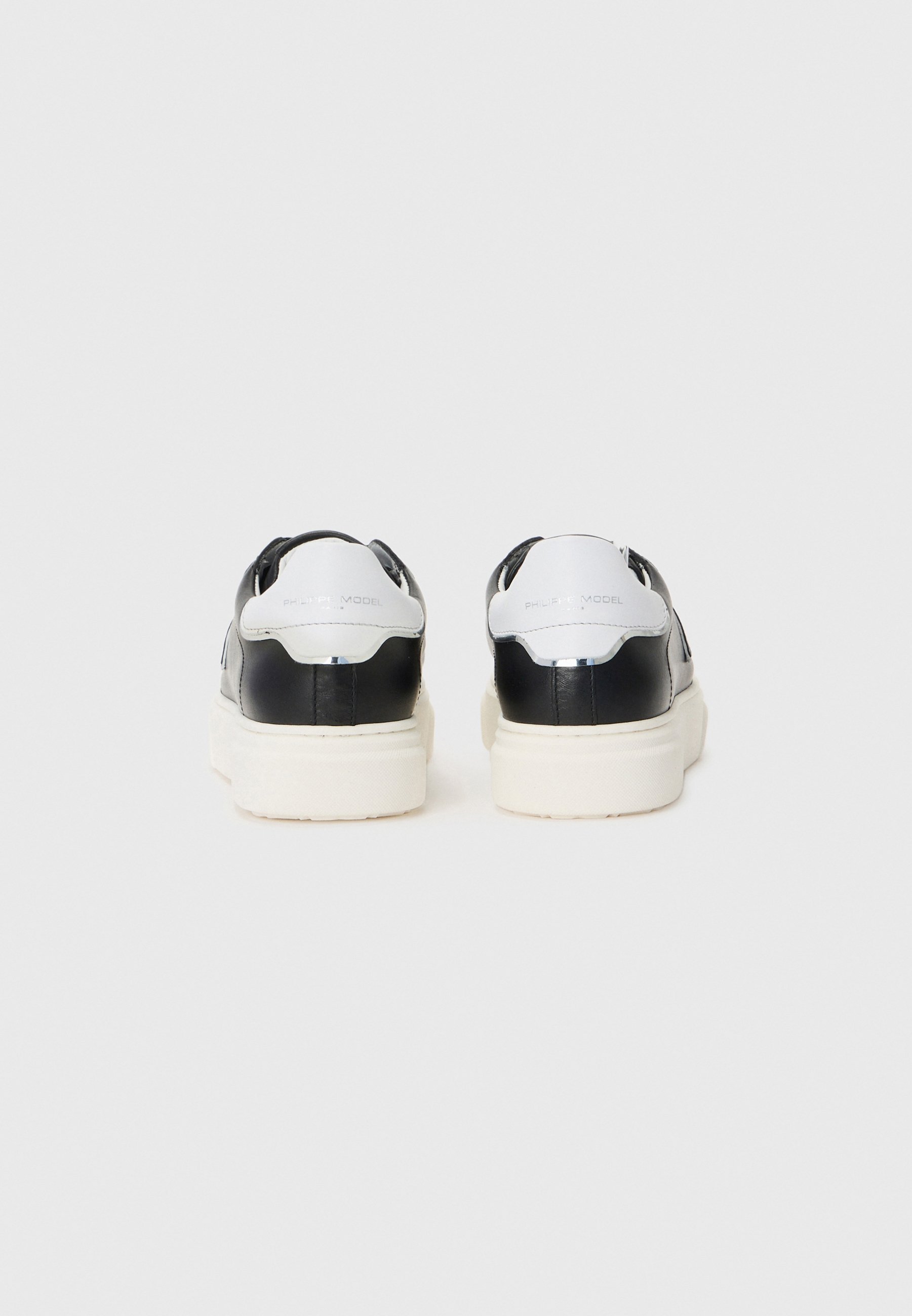 Philippe Model UNISEX - Sneakers - zwart/wit/zilverkleurig