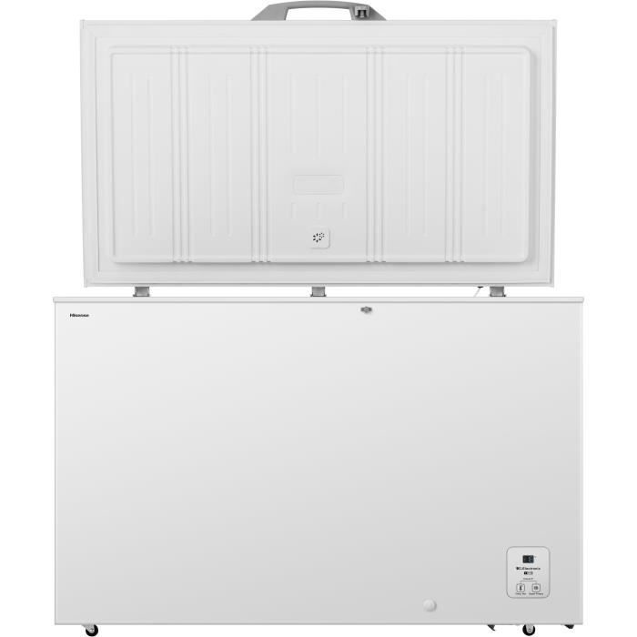 Chest freezer - HISENSE - FC484D4AWLYD - 2 baskets - 372 L - LED lighting - Energy class D
