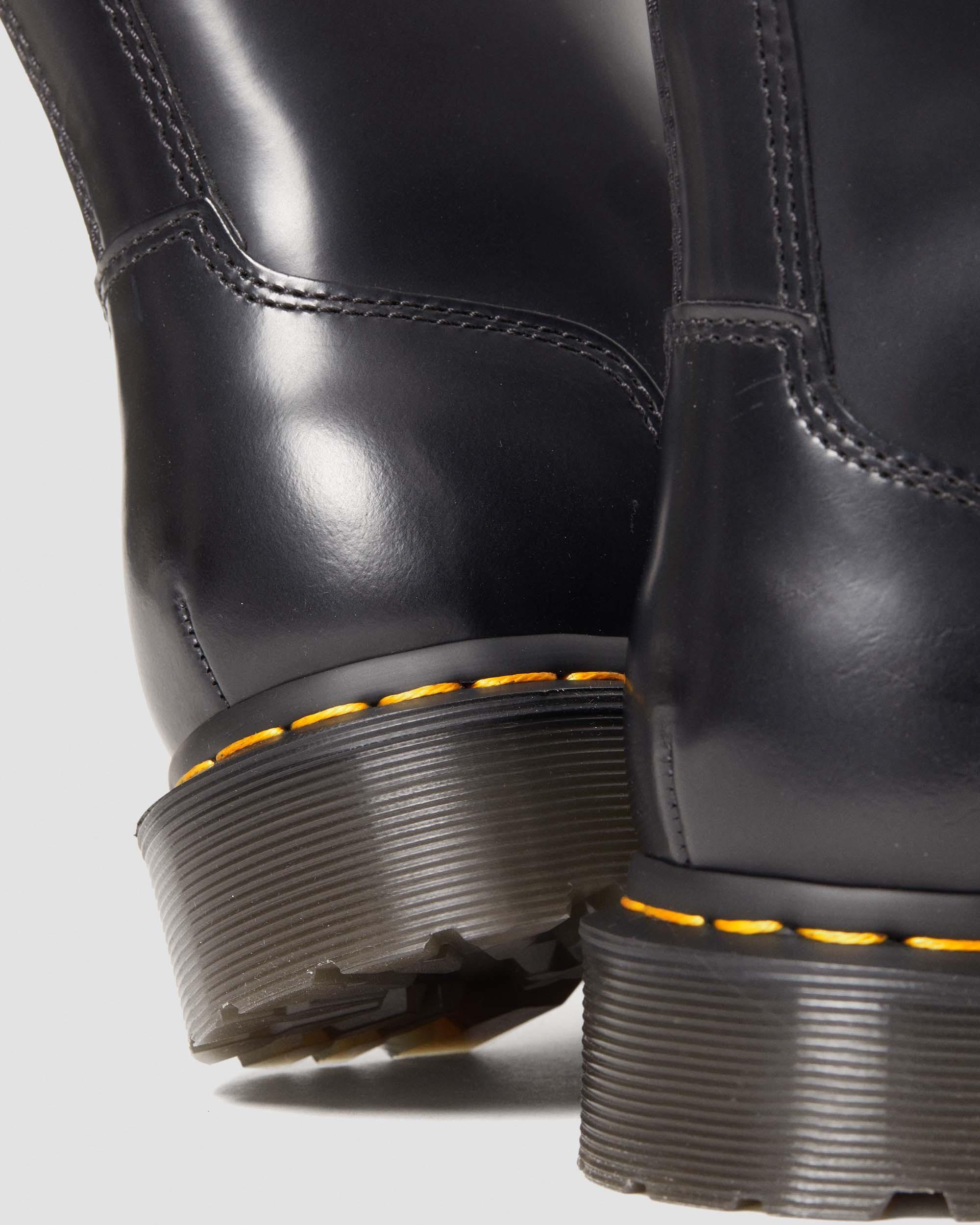 1460 Hardware Polished Smooth Leather Lace Up Boots
