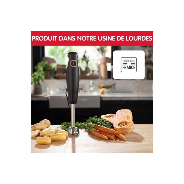 Frullatore a immersione Moulinex Eco Respect, design ecologico, prodotto in Francia, DD46E810