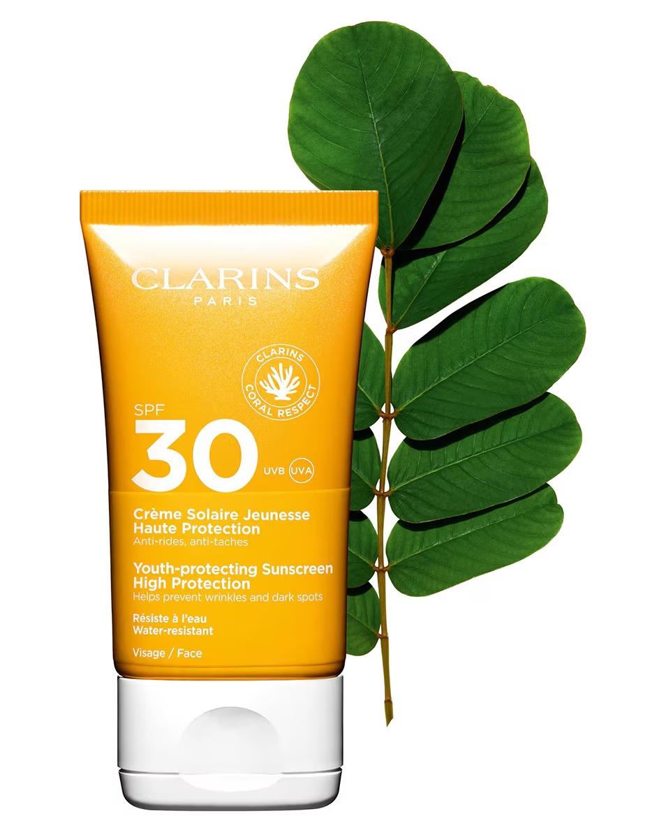 CLARINS Sun Care Face Cremă de protecție solară pentru tinerețe SPF 30