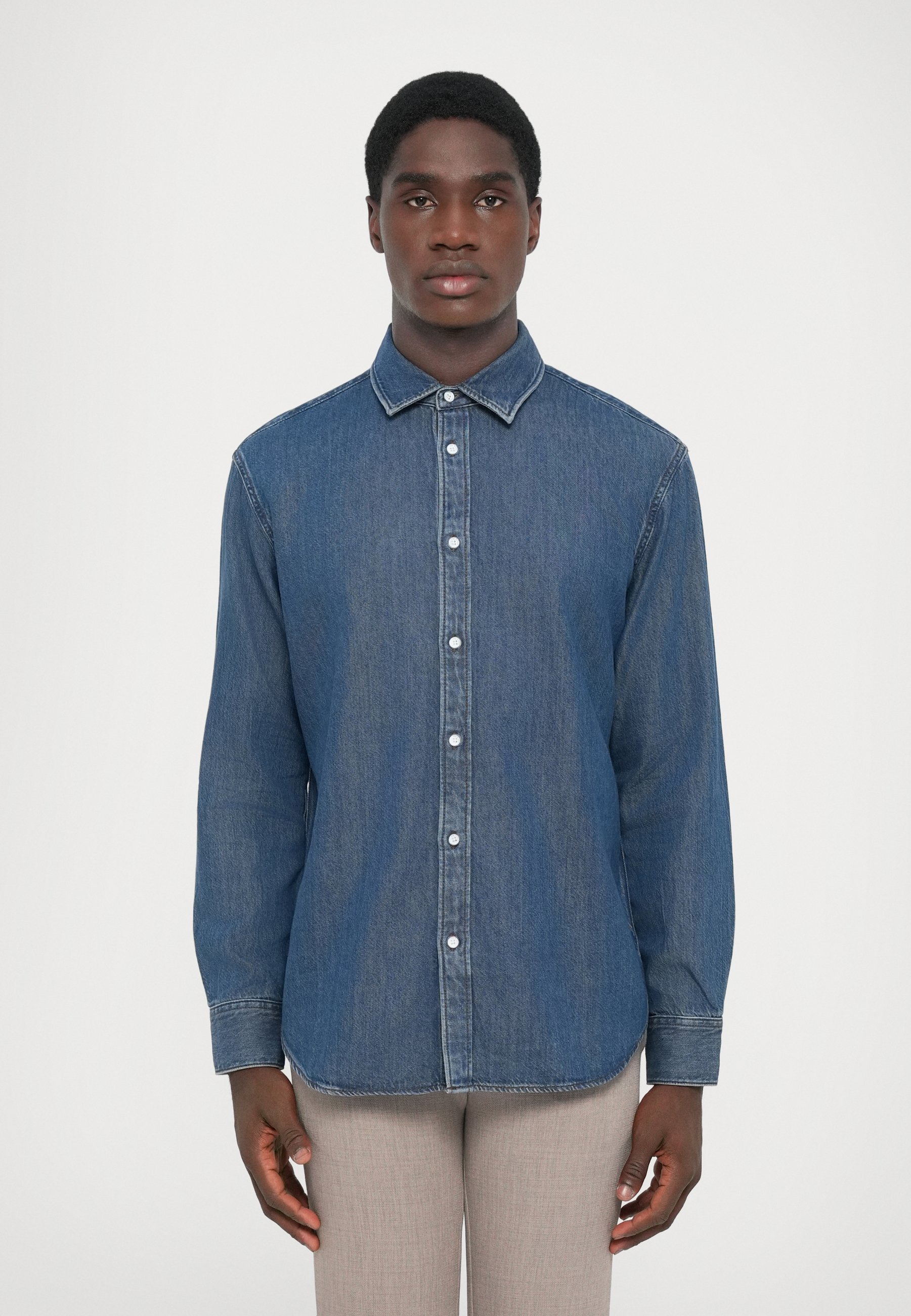 rag & bone DENIM FINCH SHIRT - Camicia - blu
