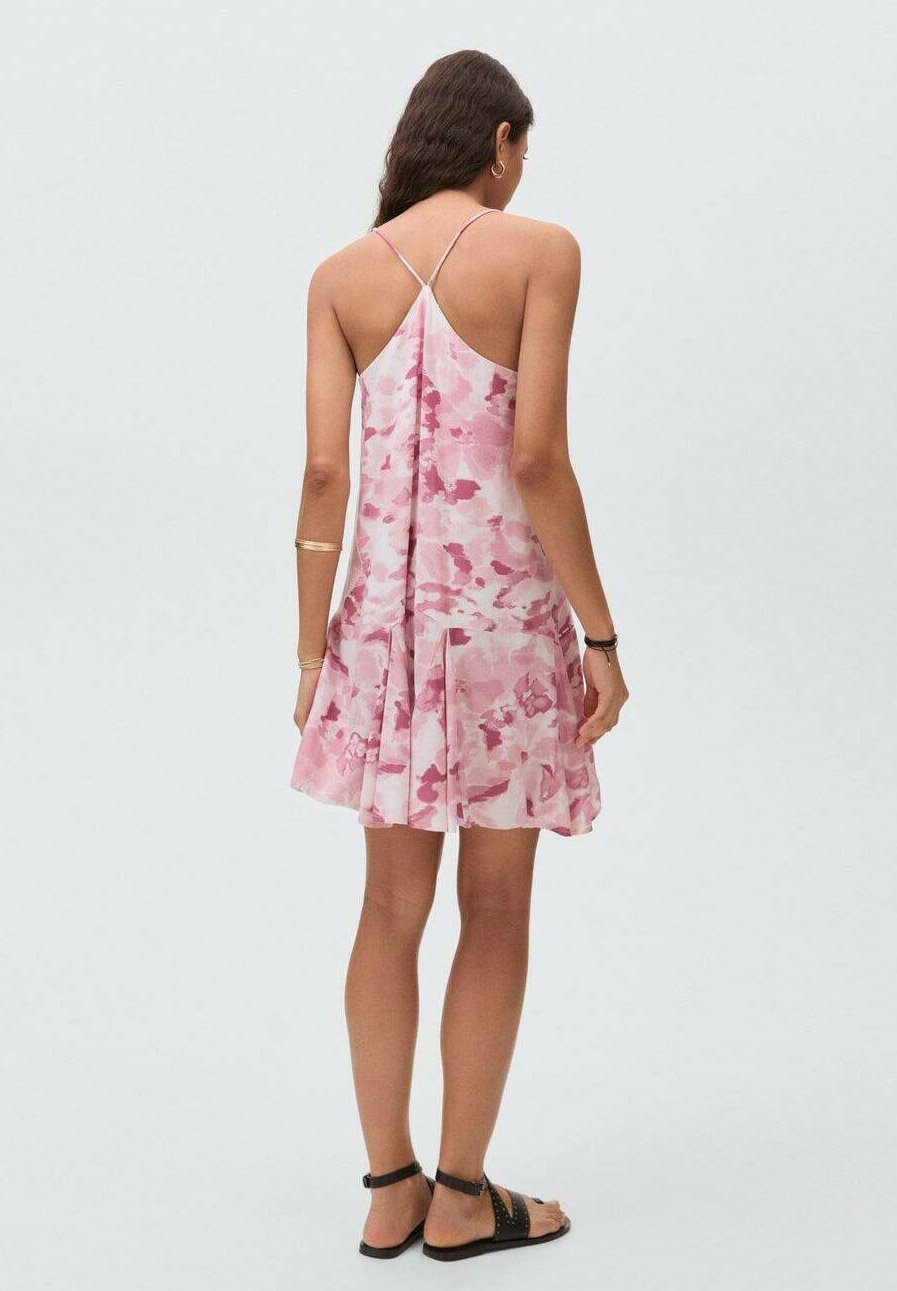 Mango Kids HORIZON - Kjole - rosa