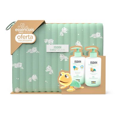 Isdin Babynaturals Essentials -kylpysetti Vauvan vartalorutiini lahjasetti 1 kpl 1 kpl