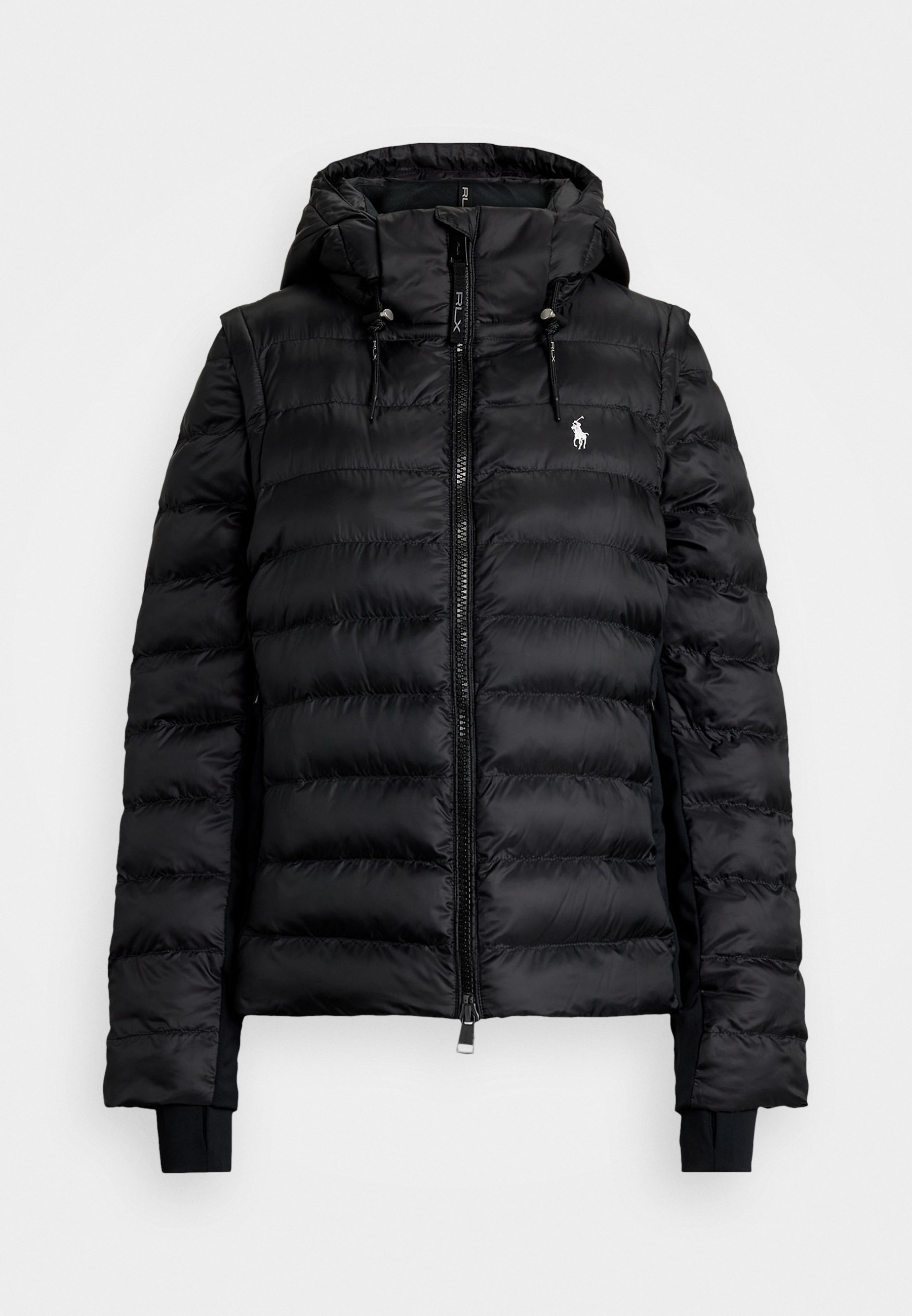 Polo Ralph Lauren VESTE MATELASSÉE À CAPUCHE - Veste d'hiver - noire