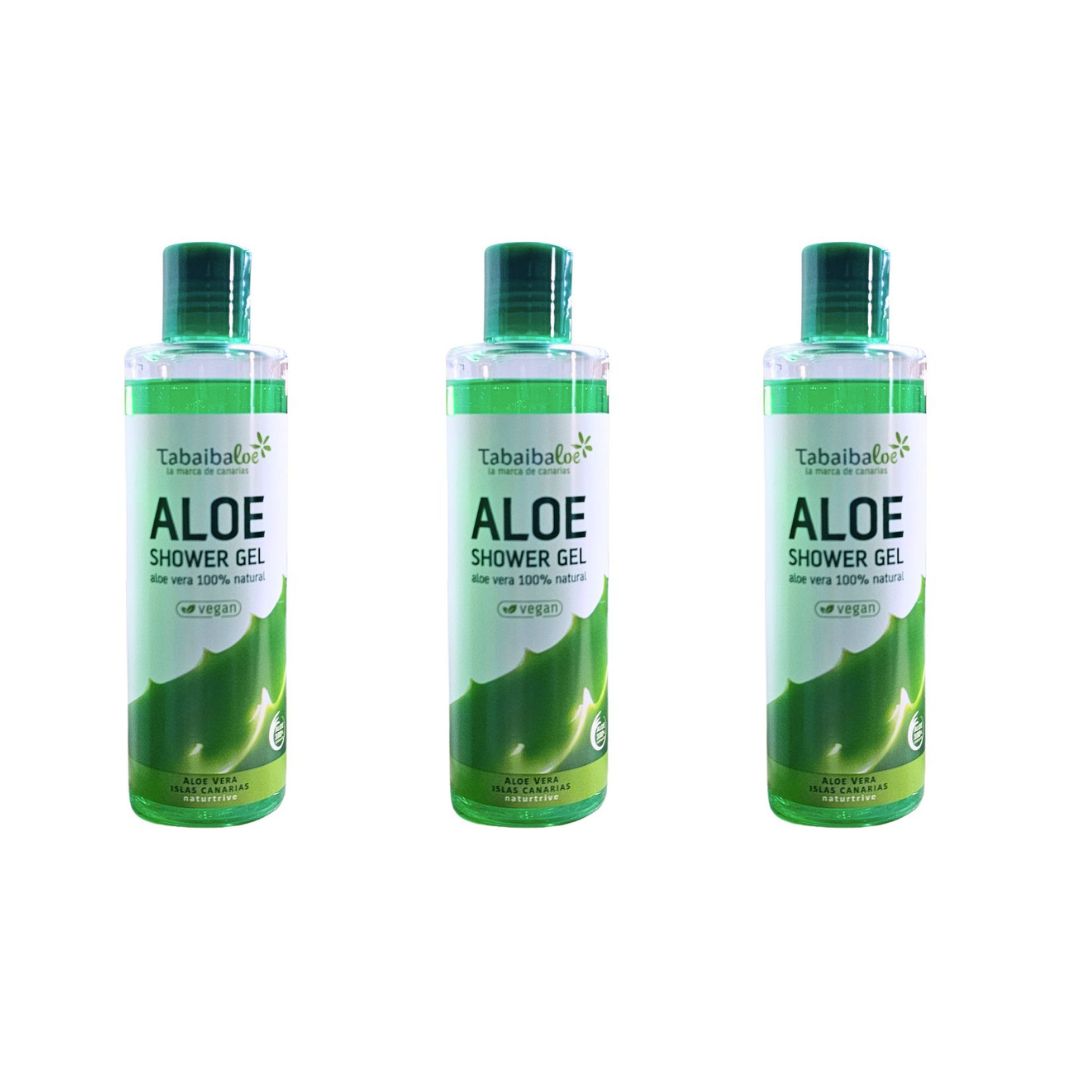 Tabaibaloe la Marca de Canarias Aloe Shower Gel Aloe Vera 100 % naturlig