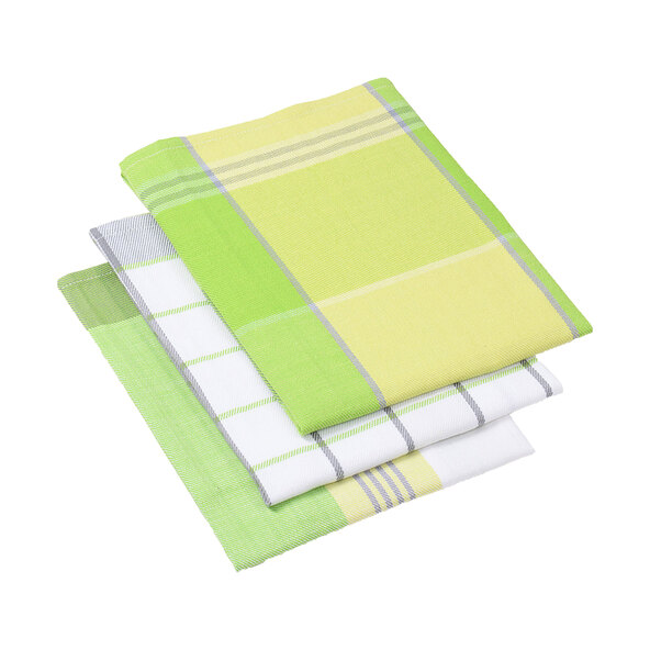 Dish towels, set of 6, green