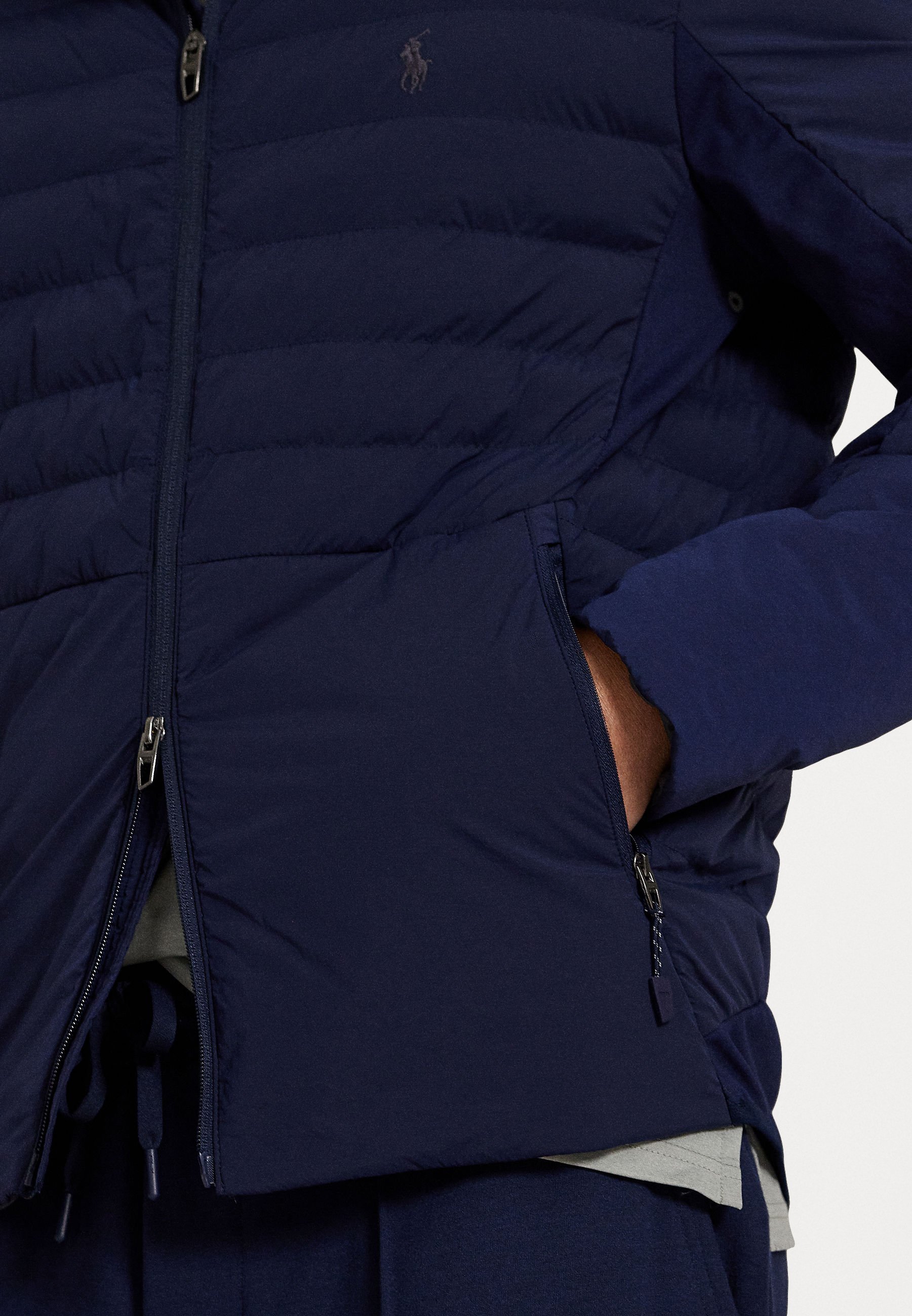 Giacca con cappuccio trapuntata Polo Ralph Lauren - Giacca da esterno - blu navy raffinato