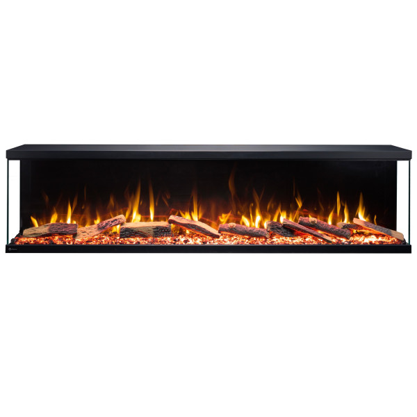 Kominek Elektryczny Led Ścienny Unique 80 Cm Bez Grzania  Aflamo