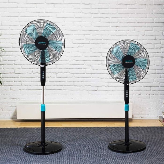 Ventilador de pedestal Cecotec EnergySilence 510, 40 W, 5 aspas, 40 cm de diámetro, oscilante, 3 velocidades.
