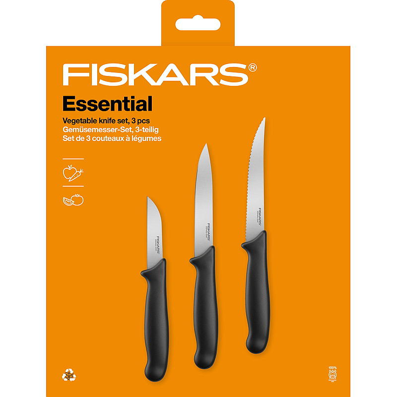 Fiskars Peeling-Set 3-tlg. Fiskars Essential