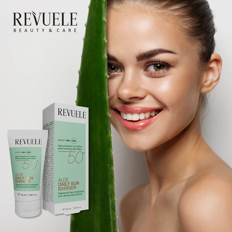Revuele Aloe Daily Sun Barrier SPF 50+ zklidňující denní krém SPF 50+