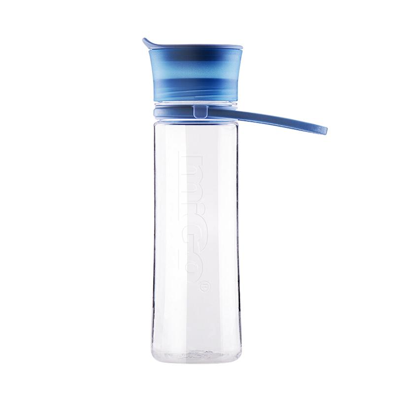 Botella de agua a prueba de fugas, portátil, para beber, para deportes al aire libre, recipientes de plástico reutilizables para gimnasio, tapa con infusor de limón, botellas de agua KK60SH