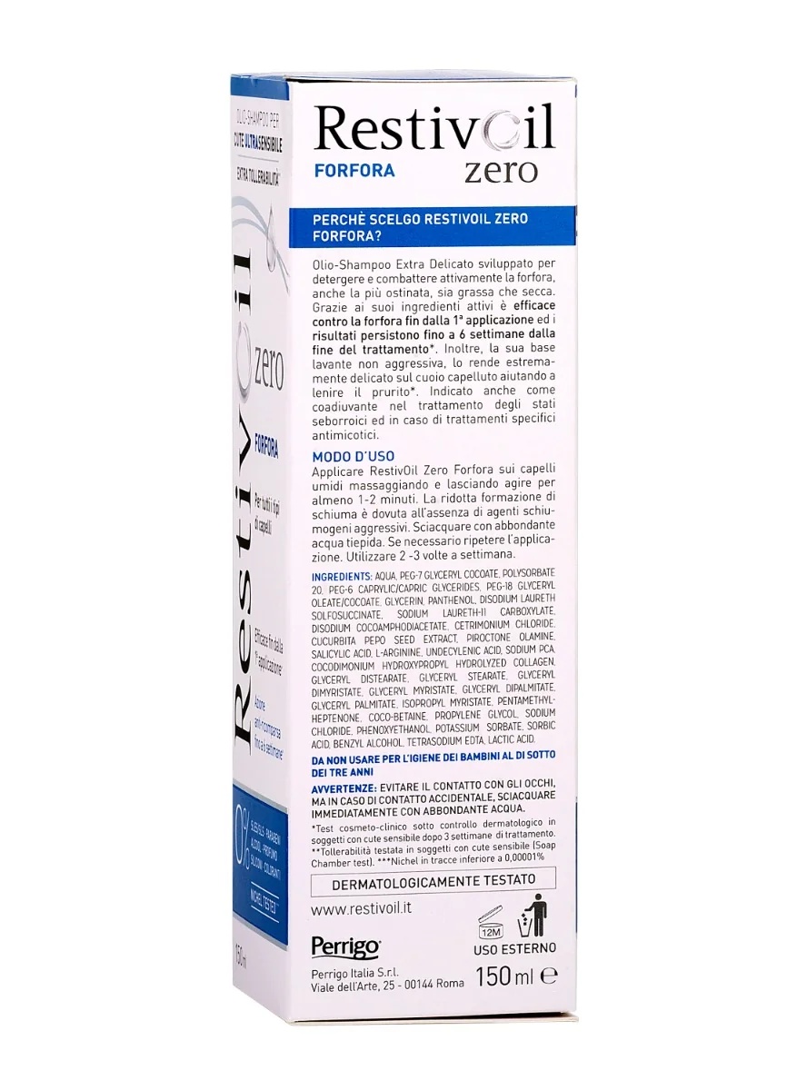 RESTIVIOIL Restivoil Zero Shampooing antipelliculaire 150 ml