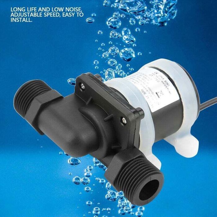 Mini Bomba de Circulação de Água DC 12V 40℃ 100℃