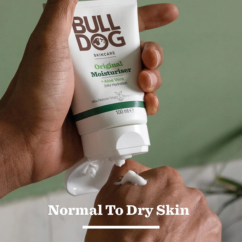 Originalus drėkinamasis veido kremas „Bulldog“