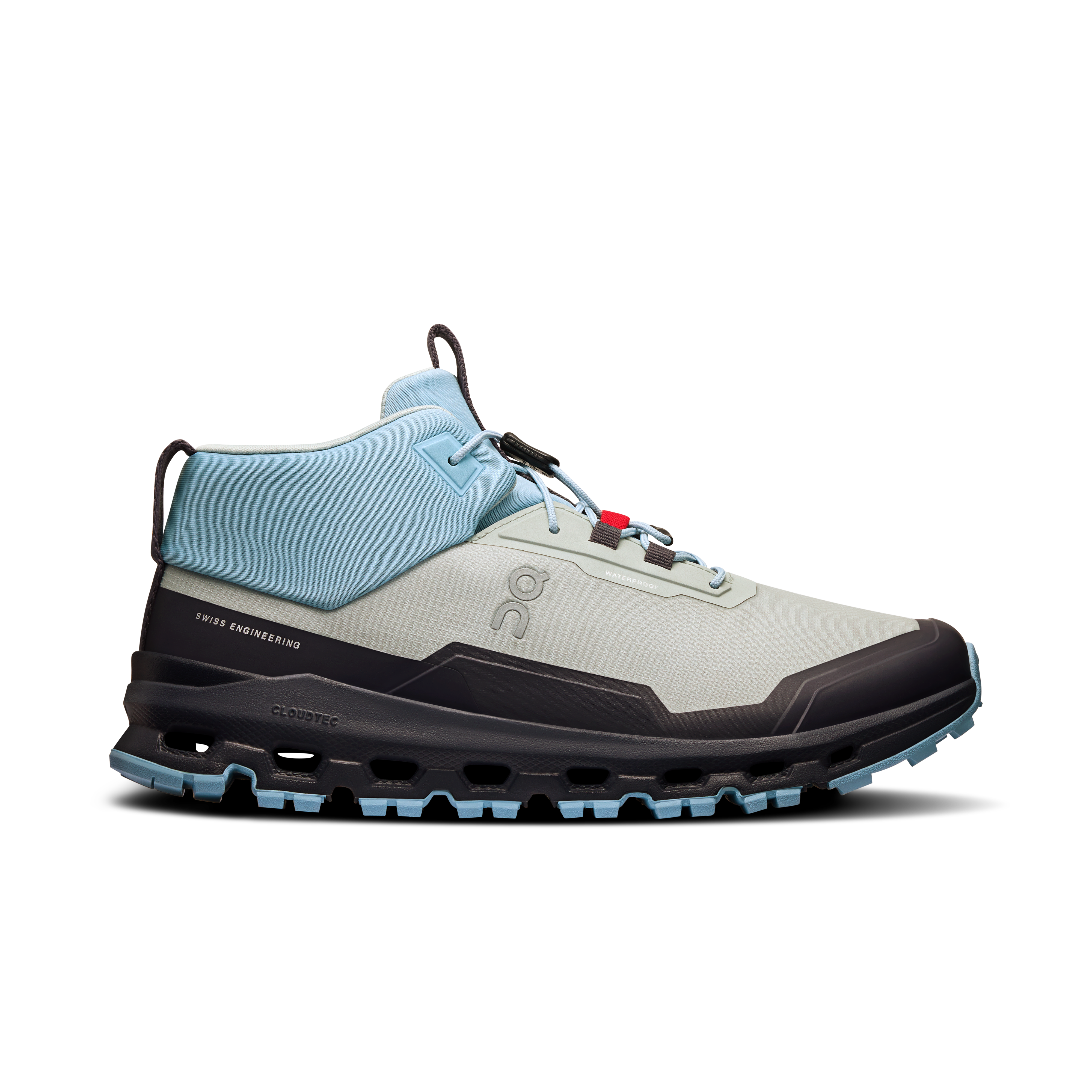 On Młodzieżowy Cloudhero Mid Waterproof Glacier | Żelazo