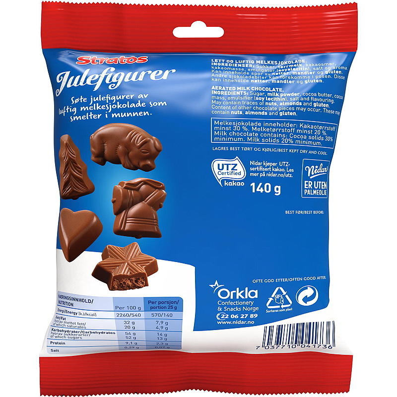 Nidar Weihnachtsfiguren 140 g Stratos