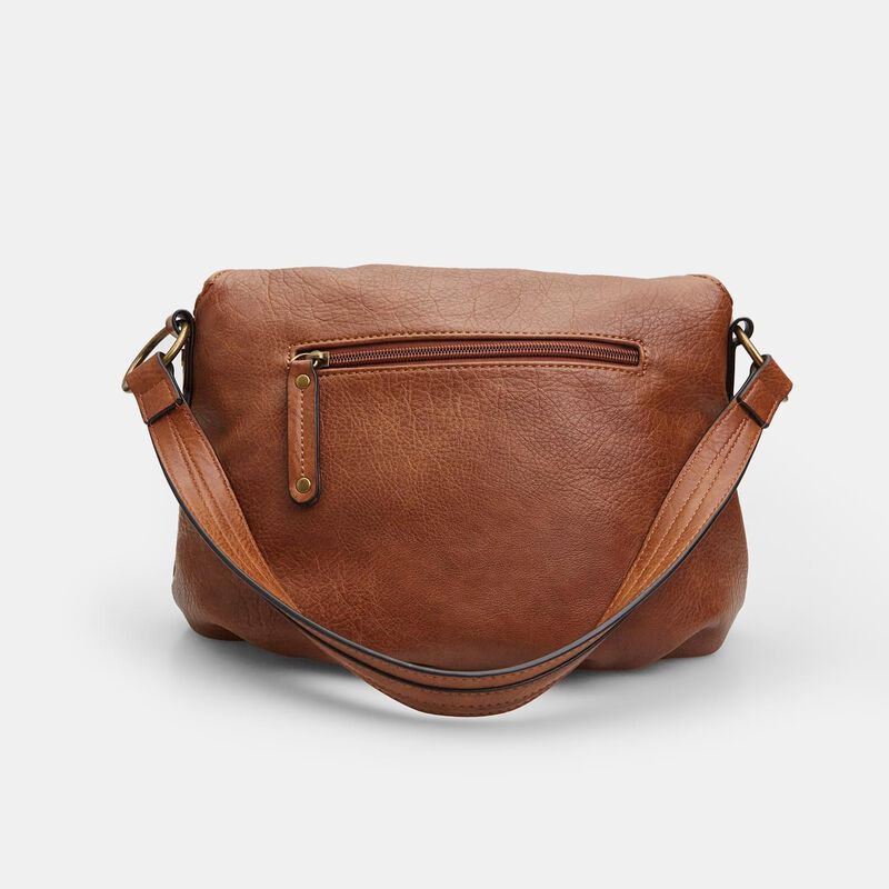 Borsa a spalla da donna effetto pelle