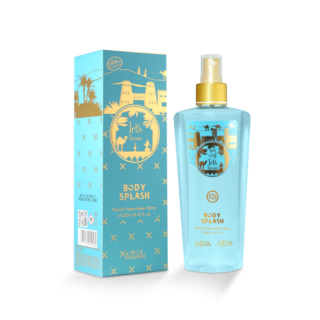 Body Irth Fairooz Body Splash - Acqua Aromatica Unisex, Acqua Aromatica