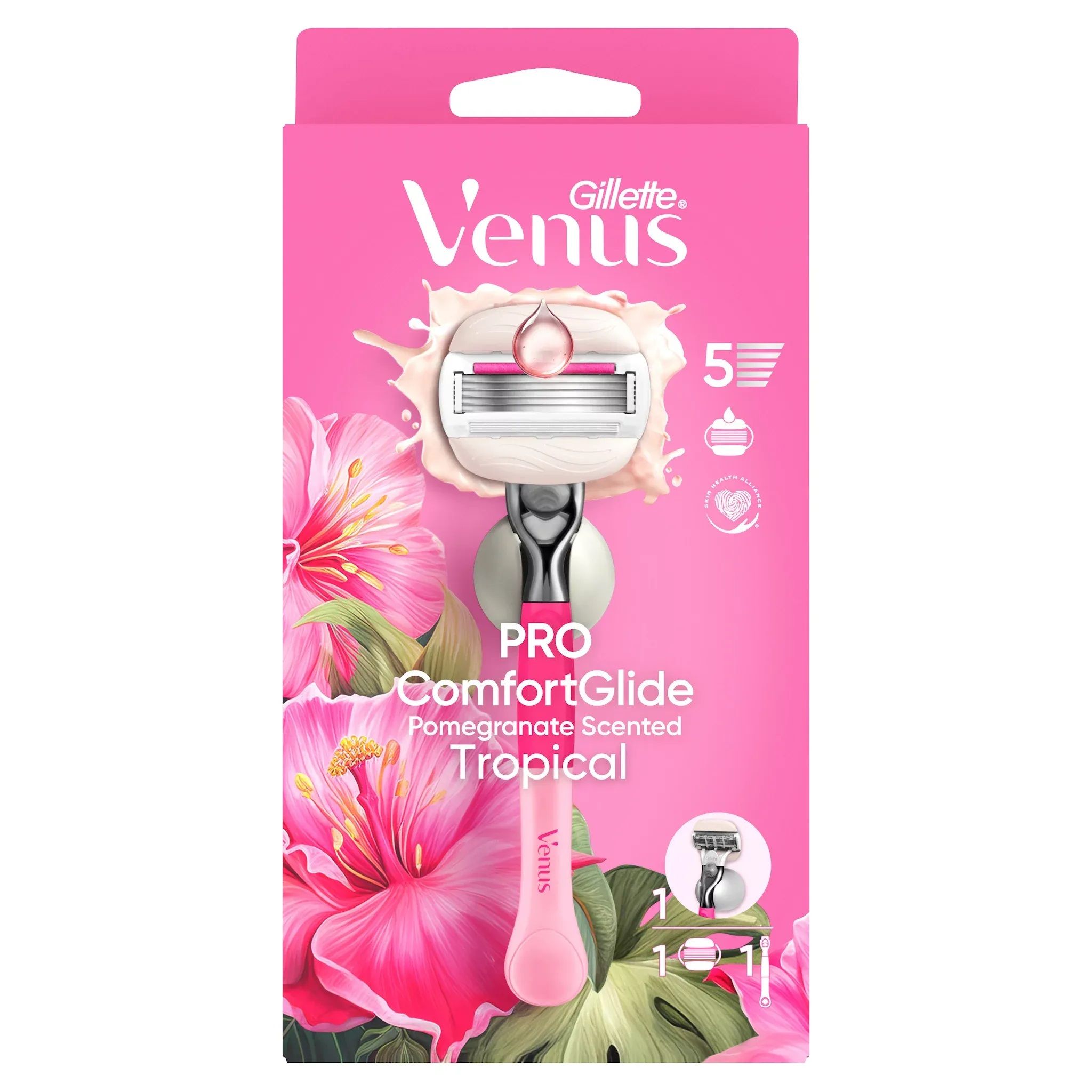 Tropical Comfortglide Pro Razor Sieviešu skuvekļa asmeņi
