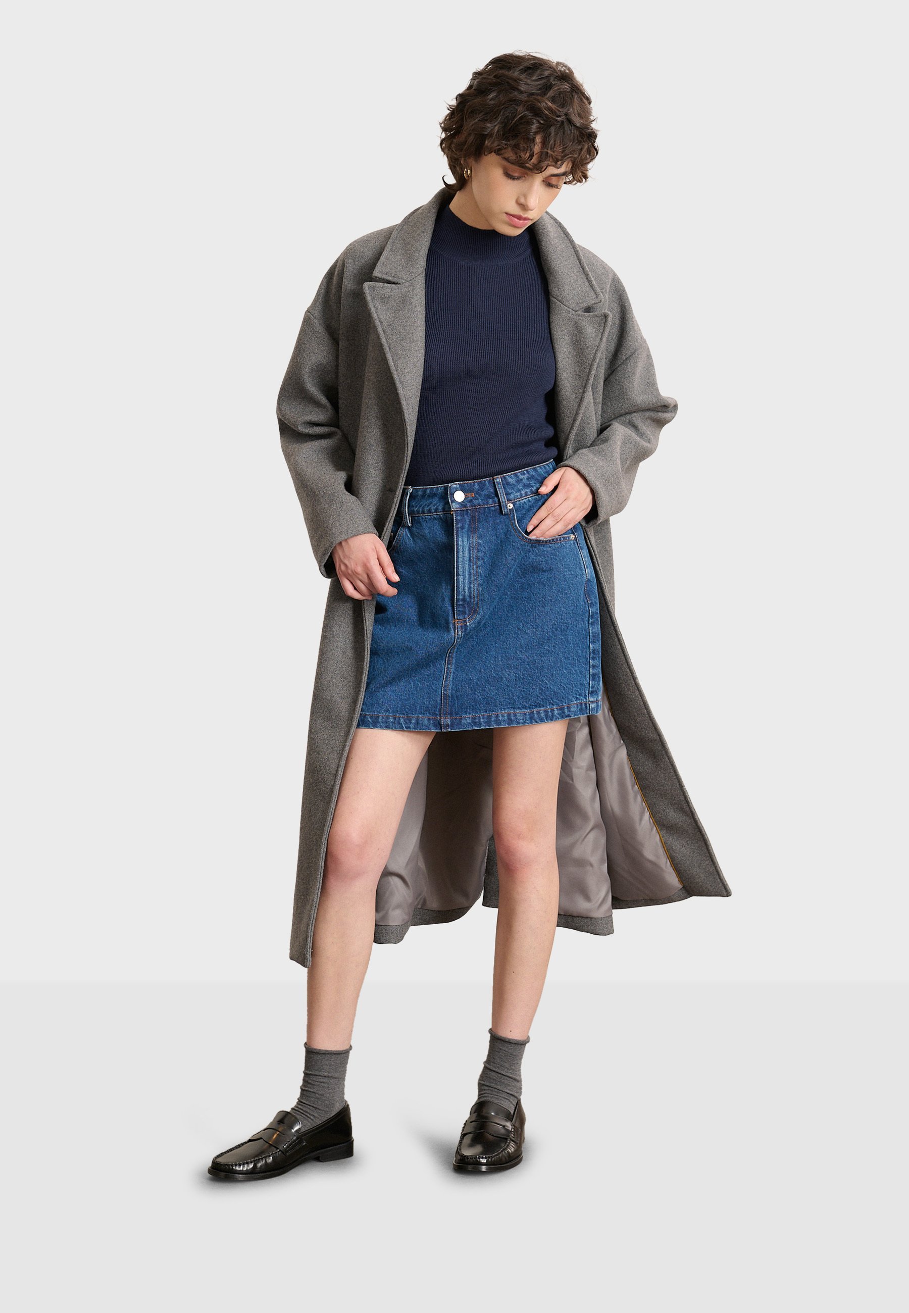 Garance Paris TRACY - Manteau classique - gris chiné
