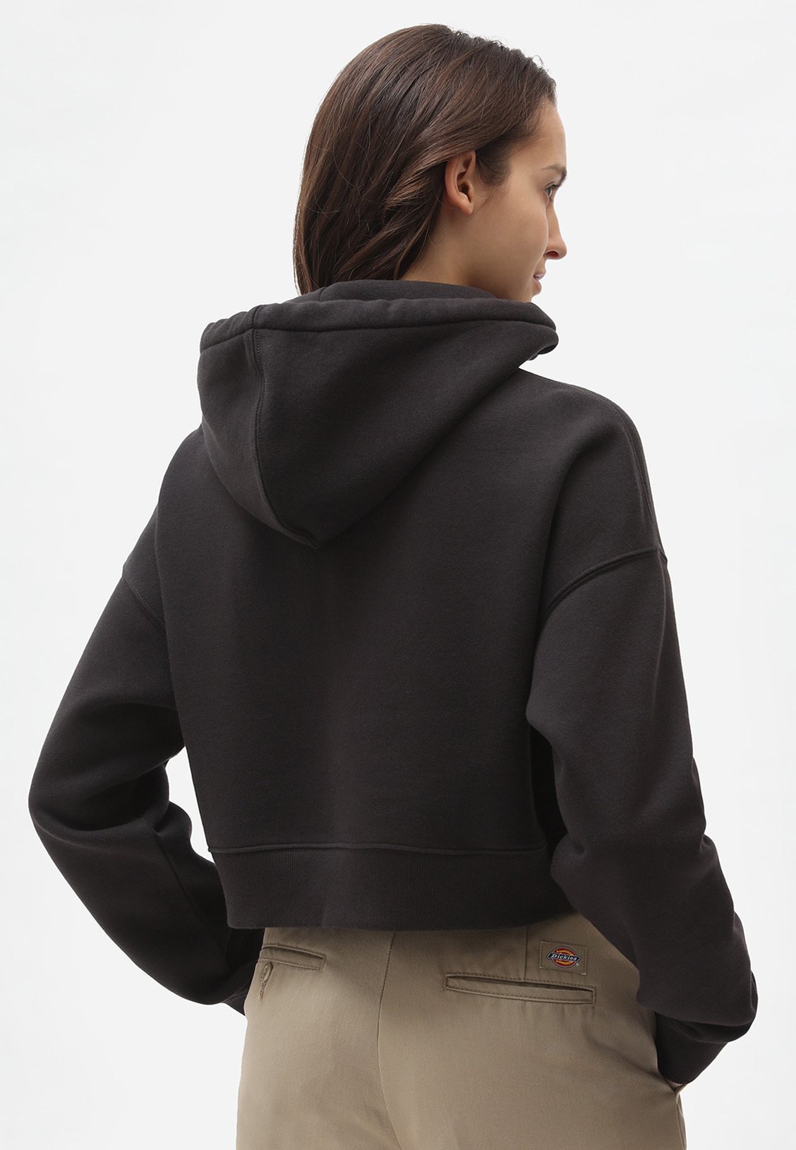 Felpa corta con cappuccio Dickies Oakport - Felpa con cappuccio - nera