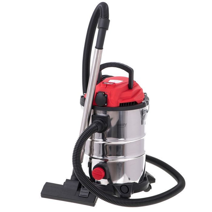 Aspiradora industrial Camry CR 7045 con toma para herramientas - 3400 W - Depósito de 25 litros - Potencia de succión de 20 kPa