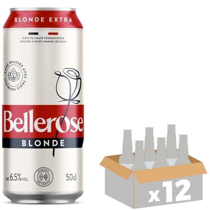 Cerveza Bellerose Blonde - 12 latas de 50 cl - 6,5 % vol.