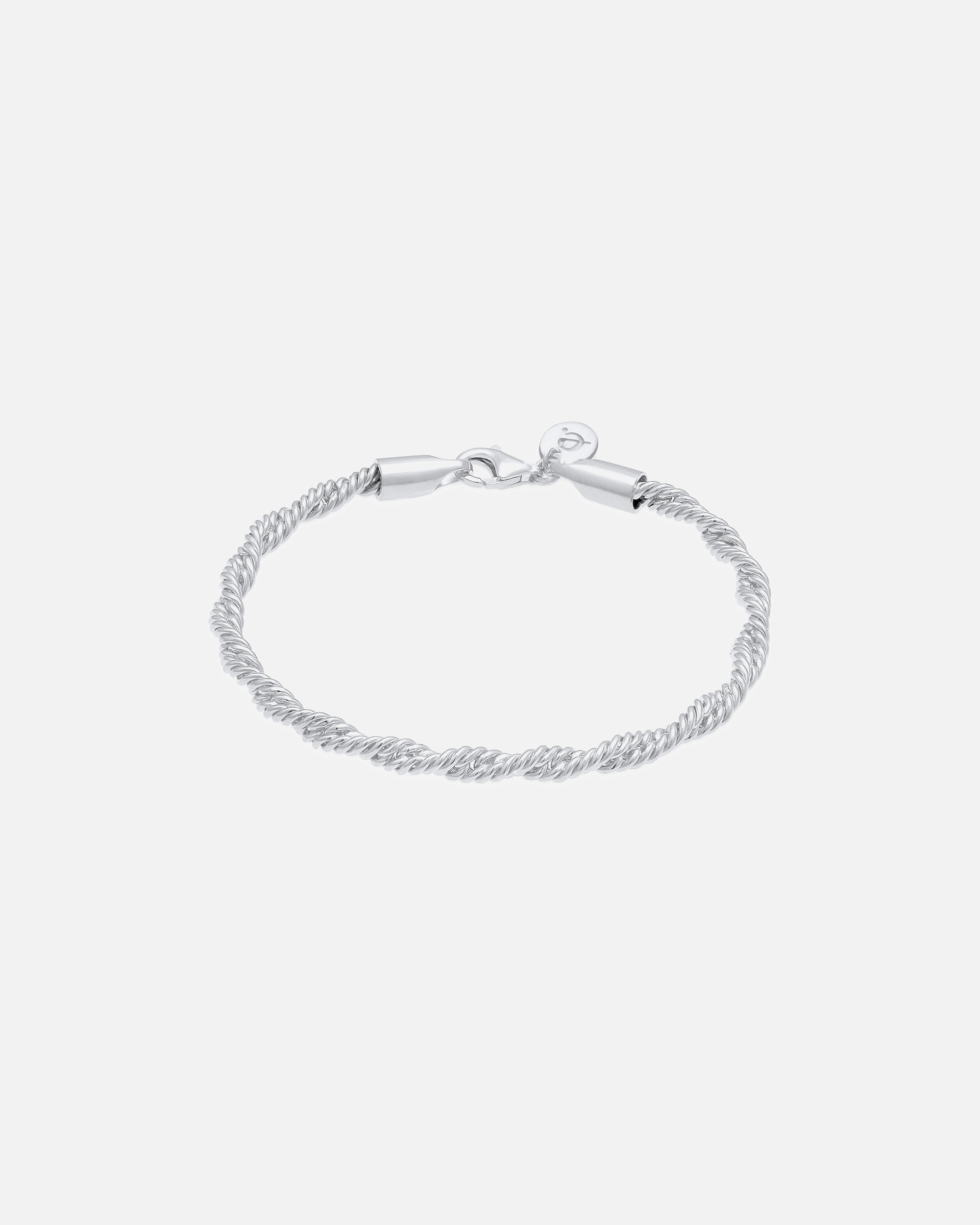 Elli PREMIUM Cordon dame torsadé Élégant de base en argent sterling 925