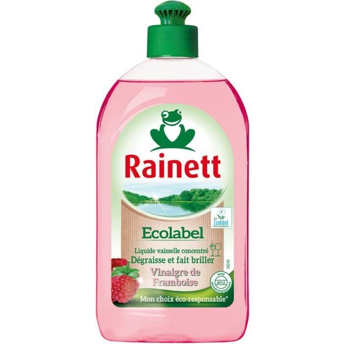 Detergente líquido para lavavajillas RAINETT sabor frambuesa, 500 ml