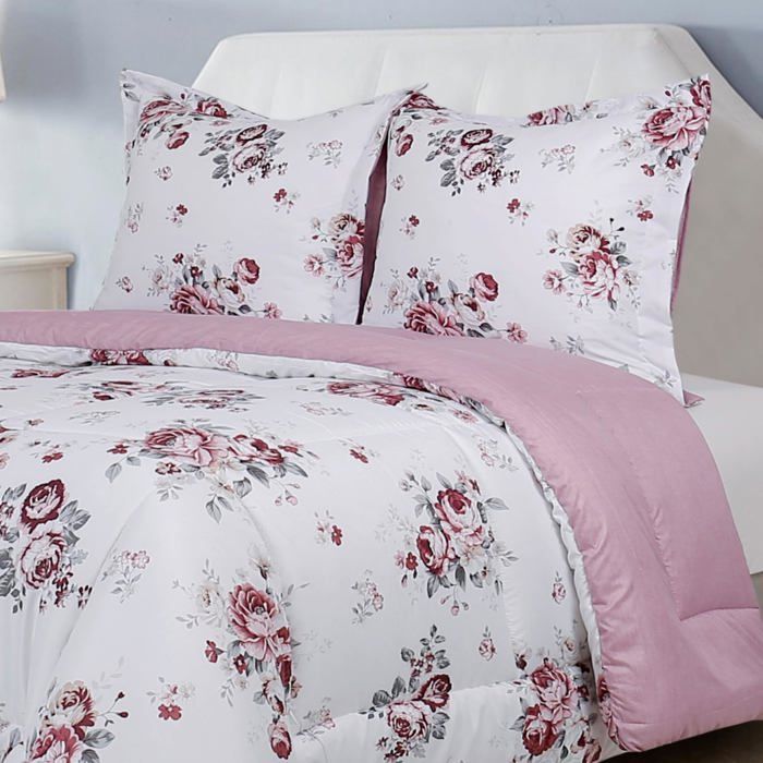 Couette Chaude 600 gsm Avec 2 taies d'oreiller 220x240cm+65x65cmx2 Confortable douceur extrême  EL-2022-034