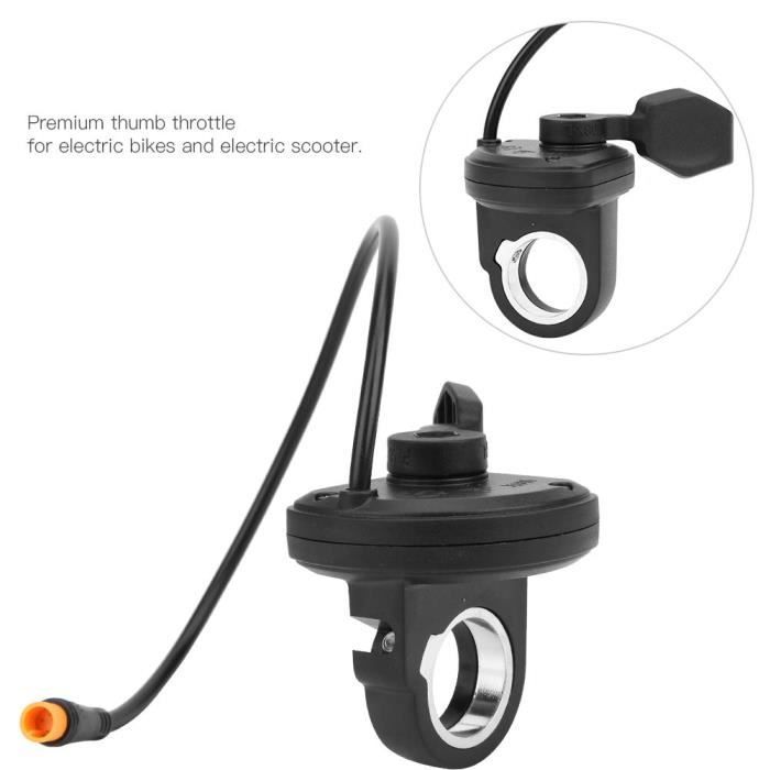 Qiilu 108X/L Acelerador de pulgar con control de velocidad eléctrico Empuñadura de acelerador de pulgar izquierdo