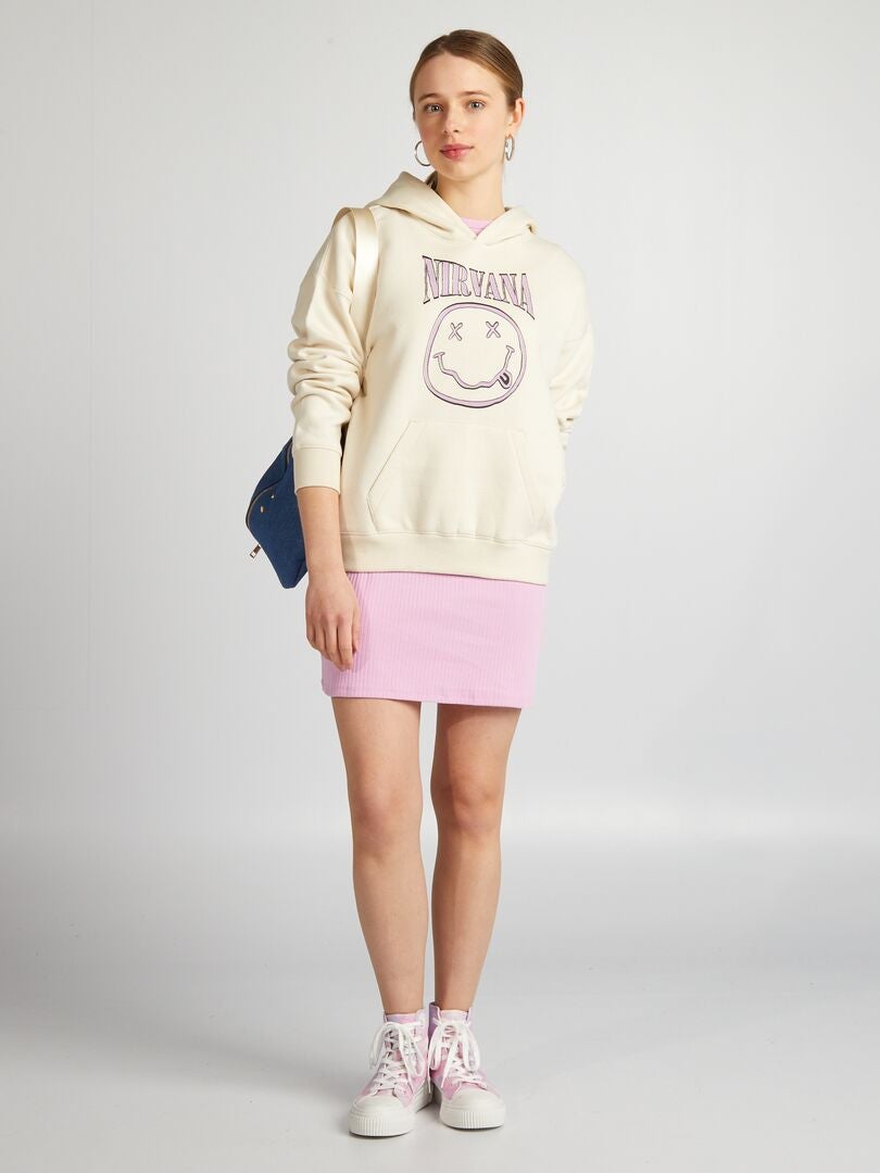 'Nirvana' hoodie - wit