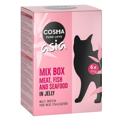 Cosma Asia in geleizakjes, gemengd proefpakket