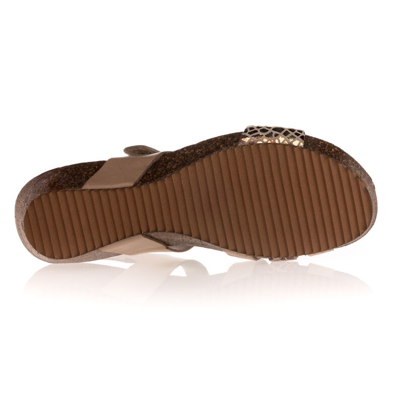 Brune sandaler / sko med åpen tå til dame