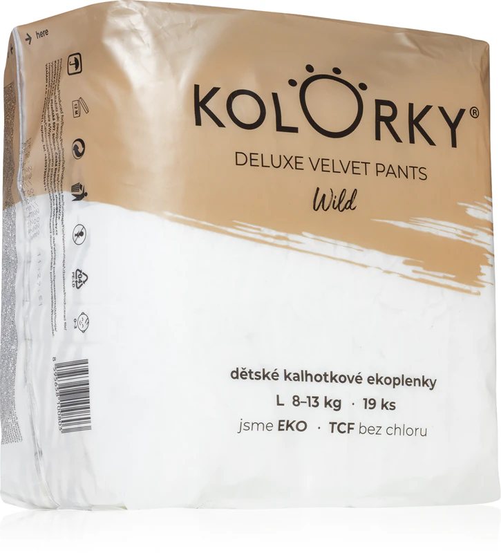 Kolorky Deluxe Samthosen Wilde Einwegwindeln