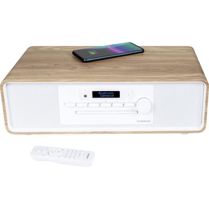 Sistema micro Hi-Fi Bluetooth - THOMSON - CD/MP3/USB/FM/DAB+ Radio - 75W - Pantalla LCD - Control remoto