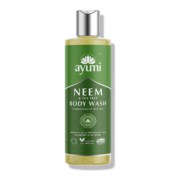 Bagnoschiuma Ayumi Naturals al Neem e Tea Tree 250 ml