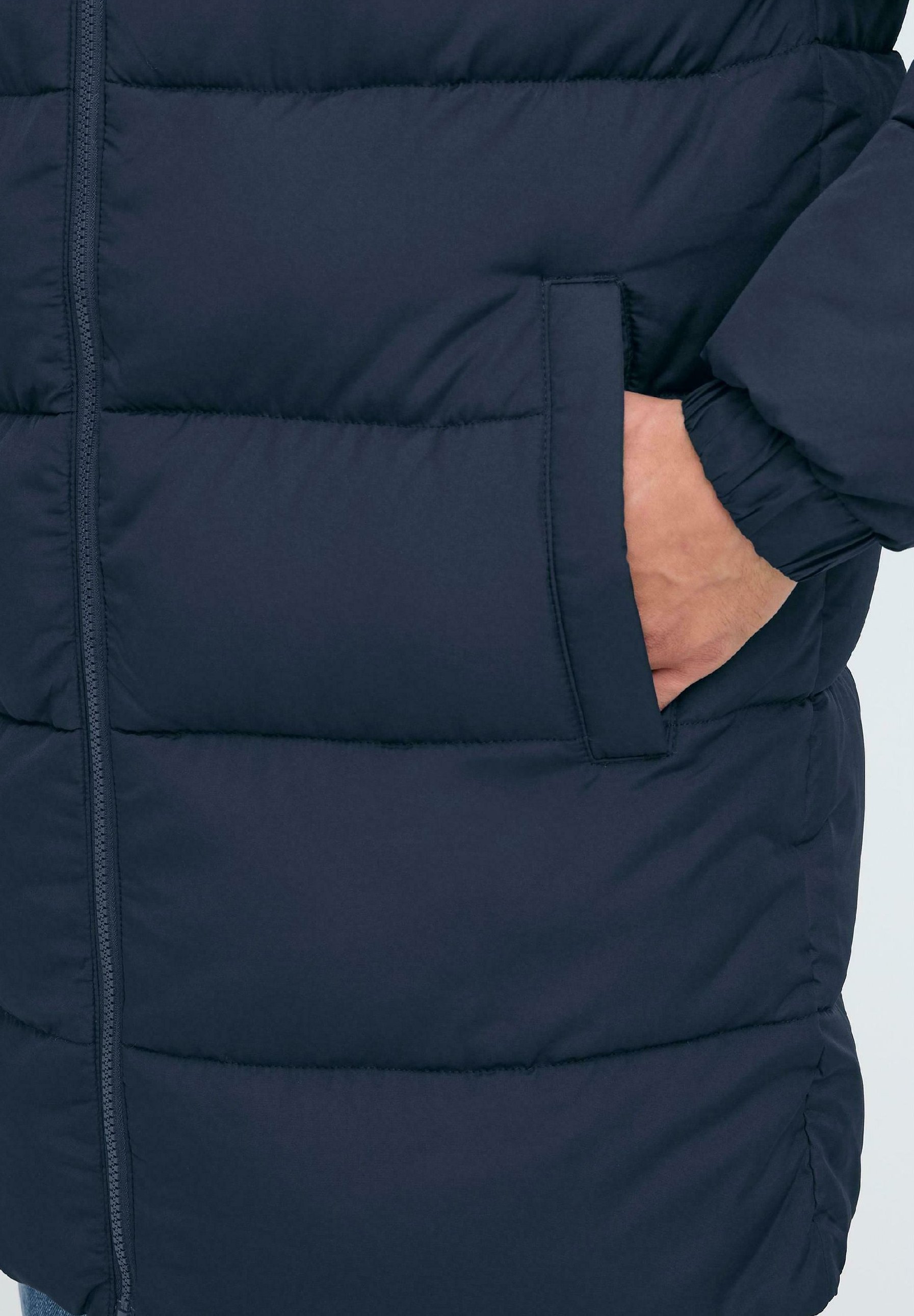 Cappotto invernale SDMARLO tinta unita - blu distintivo