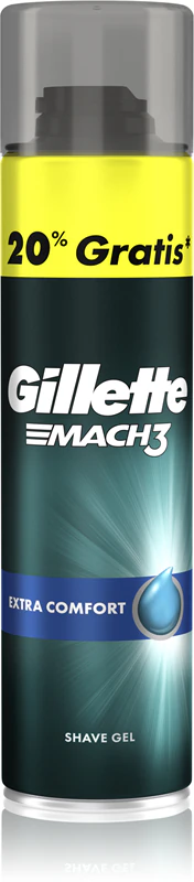Gel de barbear Gillette Mach3 Extra Comfort para homens